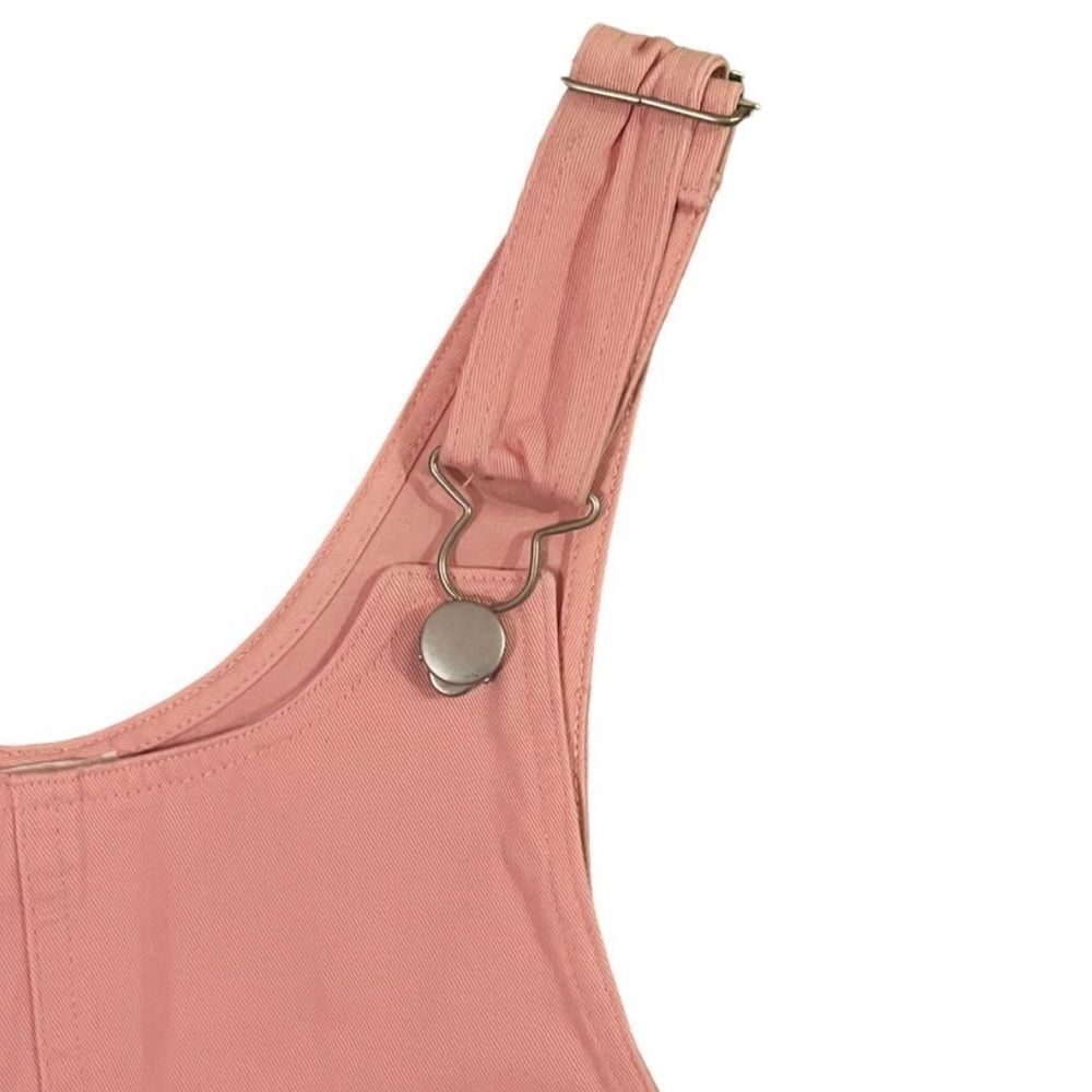 Kids Forever 21 Overall Dress Pink 11/12 - Picture 2 of 4